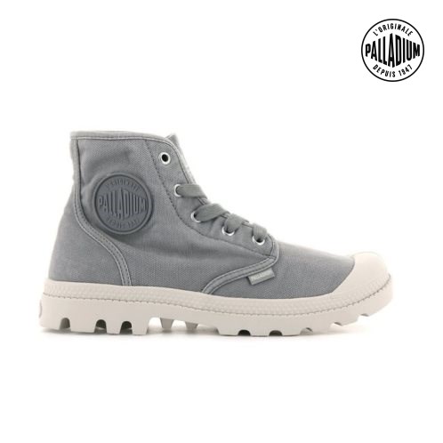 Dámské Boty Palladium Pampa Hi Šedé | CZ FEX-87B